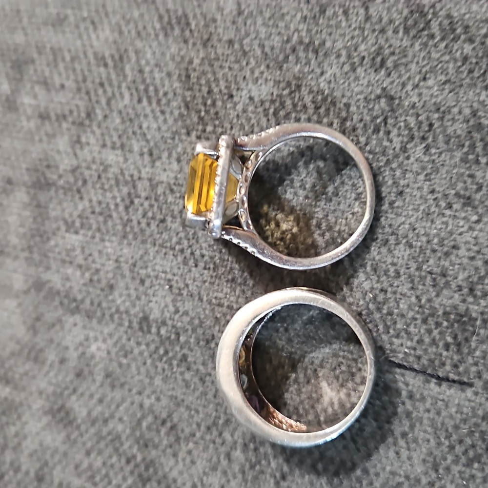 CITRINE&GEMSTONE Ring Stack - Picture 8 of 9
